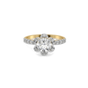 Heirloom Rosette - Pure Gold Lab Diamond Engagement Ring
