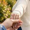 The Dual Path - Pure Gold Lab Diamond Engagement Ring