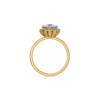 Bare Elegance - Pure Gold Lab Diamond Halo Ring