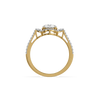 Majestic Bloom - Pure Gold Lab Diamond Engagement Ring