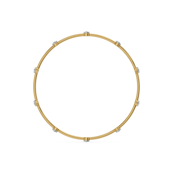Constellation Star Lab Grown Diamond Bangle -Back View
