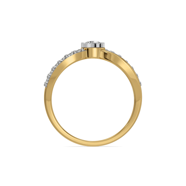Constellation Star Lab Grown Diamond Ring - Top View