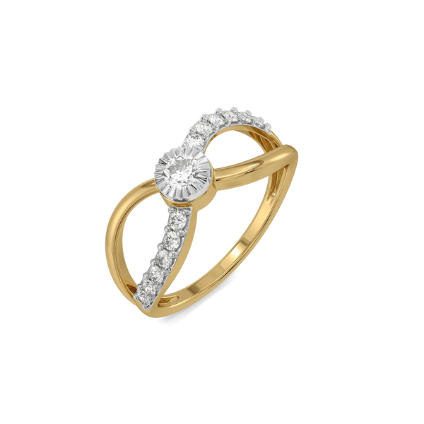 Constellation Star Lab Grown Diamond Ring - Perspective View