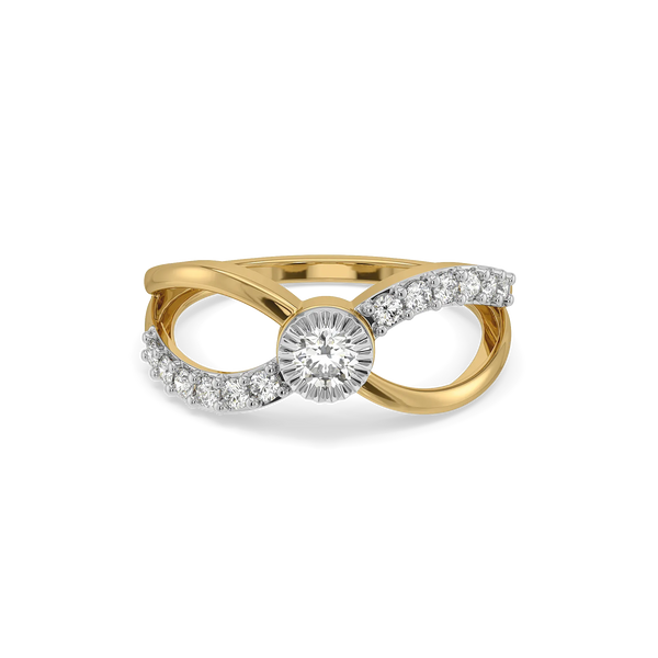 Constellation Star Lab grown diamond ring - Front View