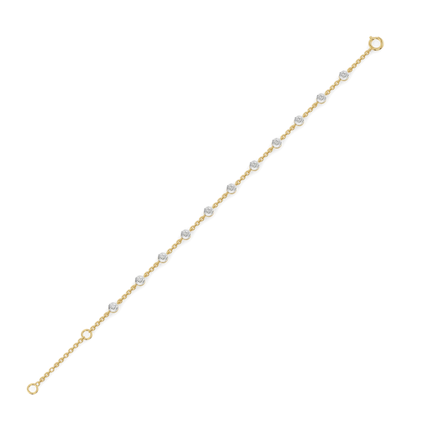Couture Clover Pure Gold Lab Diamond Bracelet