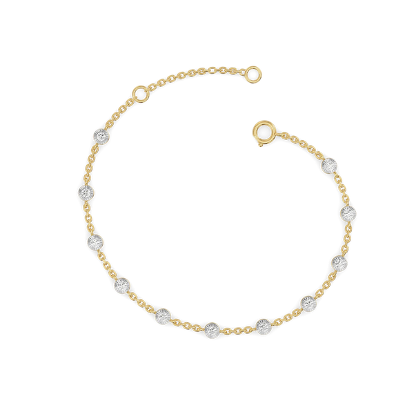 Couture Clover Pure Gold Lab Diamond Bracelet