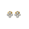 Couture Clover Lab Grown Diamond Earrings - Front view