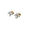 Couture Clover Lab Grown Diamond Earrings - Perspective view