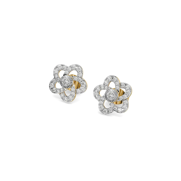 Floria Pure Gold Lab Diamond Studs