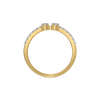 Twin Touch Lab Grown Diamond Ring - Top View