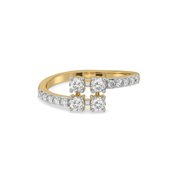 Twin Touch Lab Grown Diamond Ring - Front View