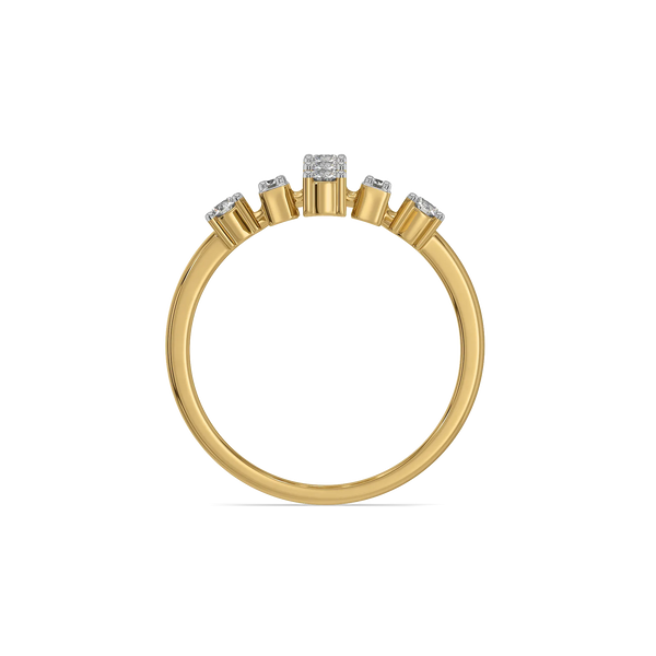 Shared Love Pure Gold Lab Diamond Cocktail Ring