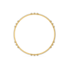 Side-by-Side Pure Gold Lab Grown Diamond Bangle