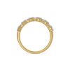 Side-by-Side Pure Gold Lab Grown Diamond Band Ring