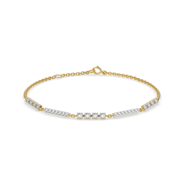 Unbroken Bond Lab Grown Diamond Bracelet - Front View