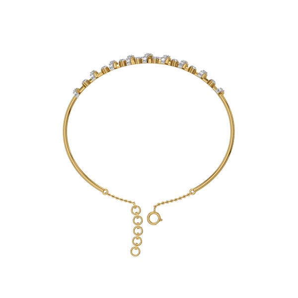 Always Near Lab Grown Diamond Bangle - Top View