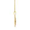 Mirror Sisters Lab Grown Diamond Pendant - Side View
