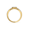 Nova Circle Pure Gold Lab Grown Diamond Ring