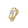 Nova Circle Pure Gold Lab Grown Diamond Ring