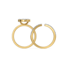 Solitaire-Illusion Pure Gold Lab Grown Diamond Ring