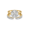 Solitaire-Illusion Pure Gold Lab Grown Diamond Ring