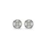Solitaire-Illusion Pure Gold Lab Grown Diamond Stud Earrings