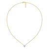 Sweetheart Pure Gold Lab Grown Diamond Necklace