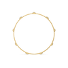 Art Deco Pure Gold Lab Grown Diamond Bangle
