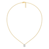 Pear Illusion Pure Gold Lab Grown Diamond Necklace