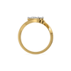 Graceful Swan Pure Gold Lab Grown Diamond Rings