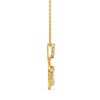 Empress Crown Pure Gold Lab Grown Diamond Pendant