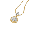 Empress Crown Pure Gold Lab Grown Diamond Pendant