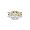 Empress Crown Pure Gold Lab Grown Diamond Rings