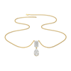 Mosaic Fancy Pure Gold Lab Grown Diamond Necklace