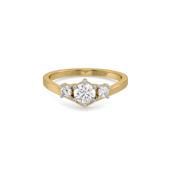 Trio Brilliance Lab Grown Diamond Ring