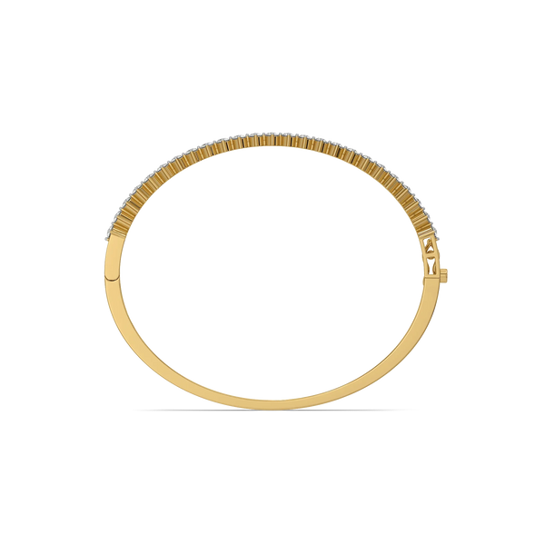 Infinite Glow Lab Grown Diamond Bangle - Top View