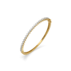 Infinite Glow Lab Grown Diamond Bangle - Perspective View