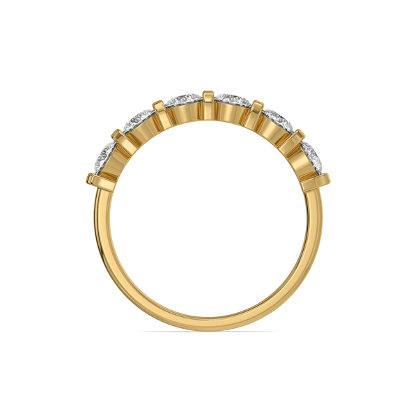 Parallel Grace Lab Grown Diamond Eternity Ring - Top View
