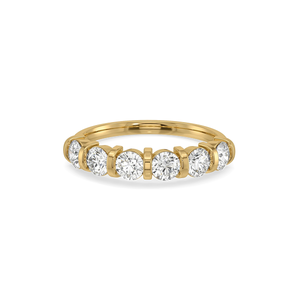 Parallel Grace Lab Grown Diamond Eternity Ring - Front View