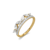 Tiara Band Lab Grown Diamond Eternity Ring - Perspective View