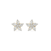 Tiara Lab Grown Diamond Stud Earrings -Front View