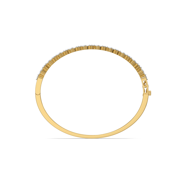 Marquise Rhythm Lab Grown Diamond Bangle - Top View