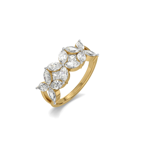 Botanica Pure Gold Lab Grown Diamond Ring