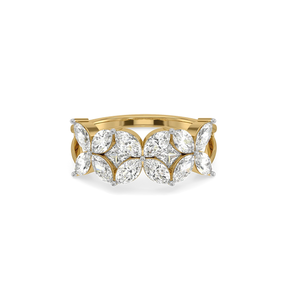 Botanica Pure Gold Lab Grown Diamond Ring