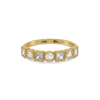 Contour Bezel Pure Gold Lab Grown Diamond Ring