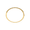 Serpentine Vine Pure Gold Lab Grown Diamond Bangle
