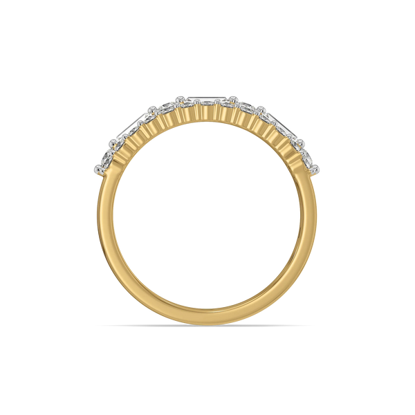 Minimalist Brilliance Lab Grown Diamond Ring - Top View