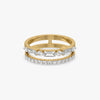 Minimalist Brilliance Pure Gold Lab Grown Diamond Ring