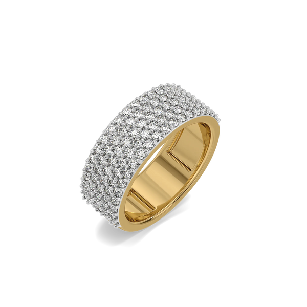 Cosmic Ring Pure Gold Lab Grown Diamond Rings