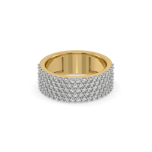 Cosmic Ring Pure Gold Lab Grown Diamond Rings